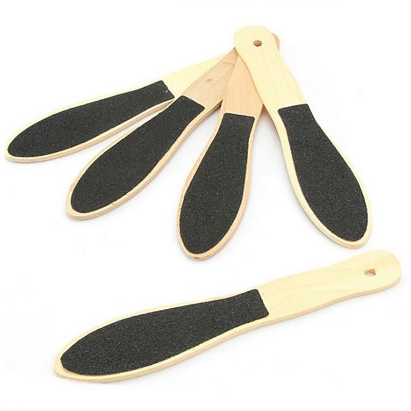 New Pedicure Grater 23cm Wooden Smooth Hard Dry Tough Skin Double Sided Feet Remover