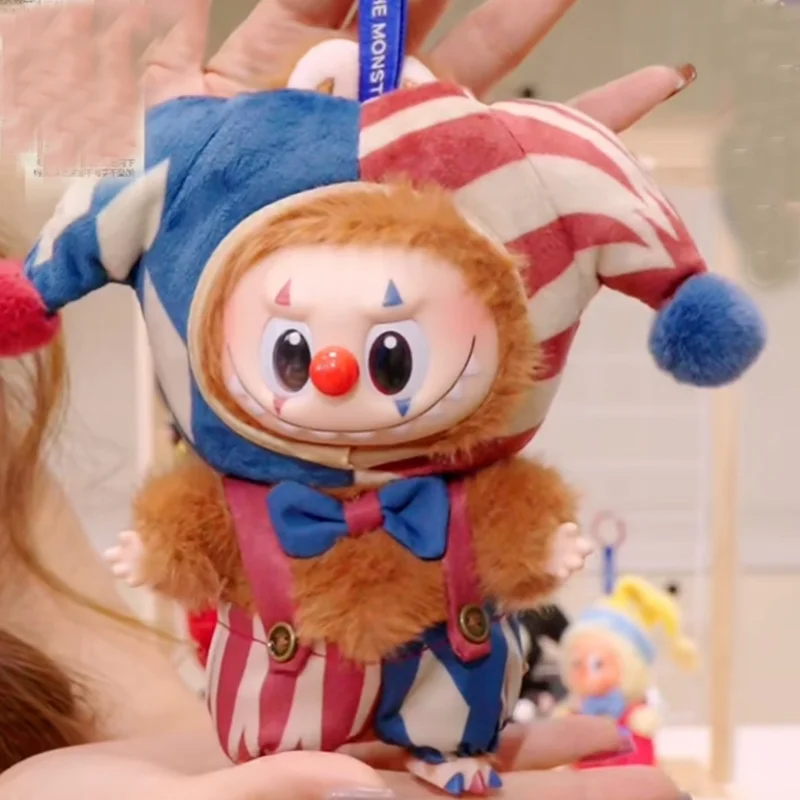 Scatola cieca POP MART autentica perché la serie così serio Pendenti in peluche in vinile Action Figure Cute Flame Clown Figure Giocattoli di Halloween Regali