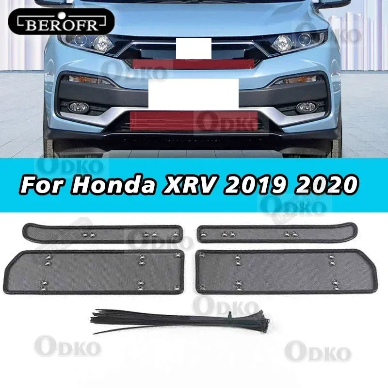 

Front Grille Insect Screening Mesh Insert Net Stainless Steel Cover Trims For Honda XRV 2019 2020 Car Accessories