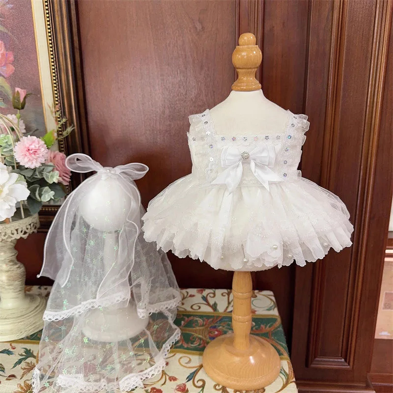 Custom 10cm 20cm 40cm 15cm cotton doll clothes slip dress veil set, 50-50cm reborn doll dress free shipping