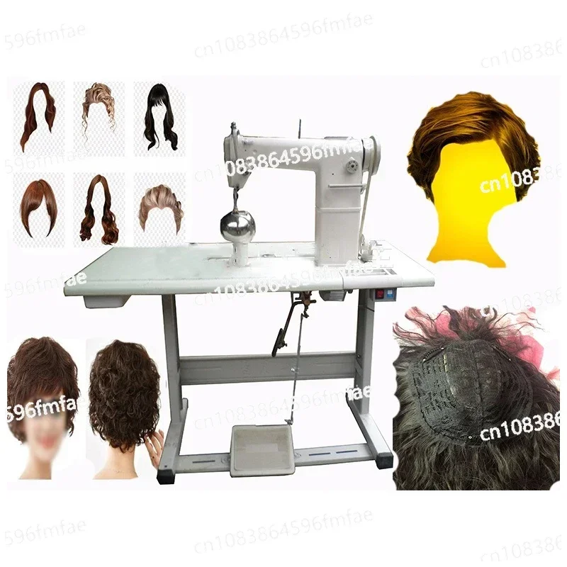 Electric Desktop Wig High Head Car Sewing Machine Feeding High Column Machine Hair Processing Machinery and Equipment