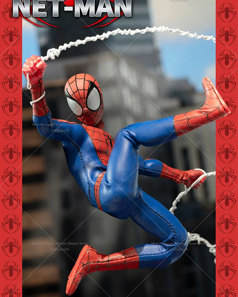 在庫あり DBtoys X 6インチ dbm001-002 1/12スケール レッド/ブラック スパイダー スーパーヒーロー ピーター 6インチ フルセット アクションフィギュア 男性兵士 おもちゃ