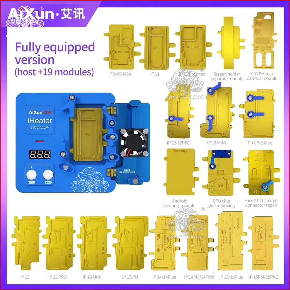 JC iHeater Face ID Pre-heating Station Heating Plate for iPhone X-15Pro Max Motherboard Preheating Separating Desoldering