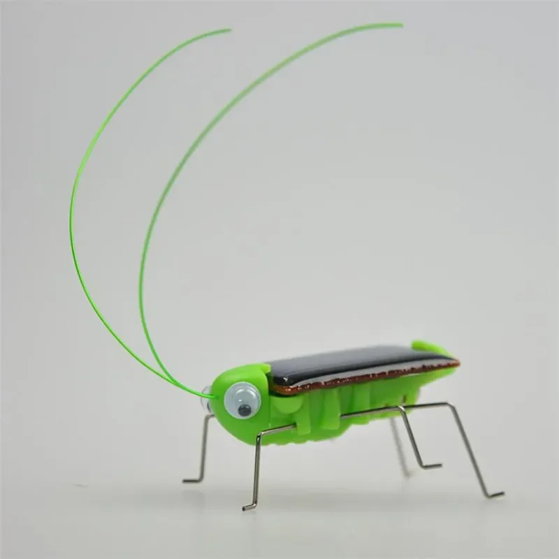 Mini solar gafanhoto robô educacional movido a energia solar brinquedo jogar solar novidade brinquedos para crianças presente sem baterias para crianças