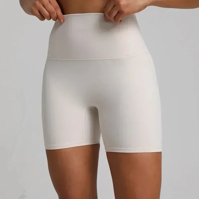 Lemon-Short de compression taille haute pour femme, legging doux de sport, de gym, de yoga, de cyclisme, de jogging et d'entraînement