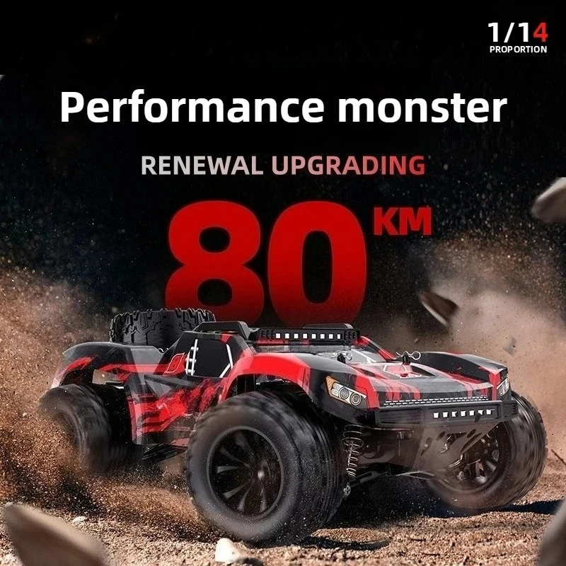 

1/14 RC 9006E 4WD Brushless Motor High Speed High Torque Climbing Off-road Remote Control Car Toy
