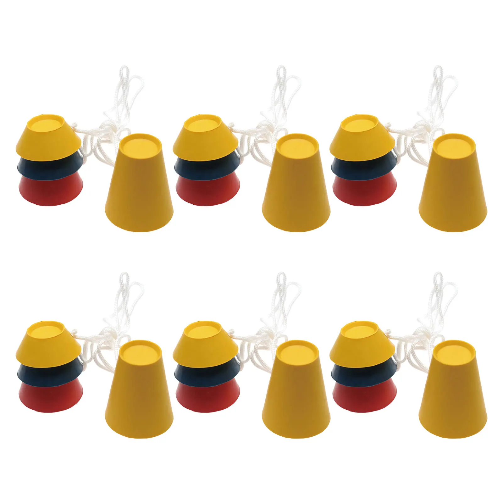 

6Set Rubber Golf Tees Holder Different Heights 11Mm 16Mm 22Mm 36Mm Golf Training Equipment Driving Range Simulator Outdoor