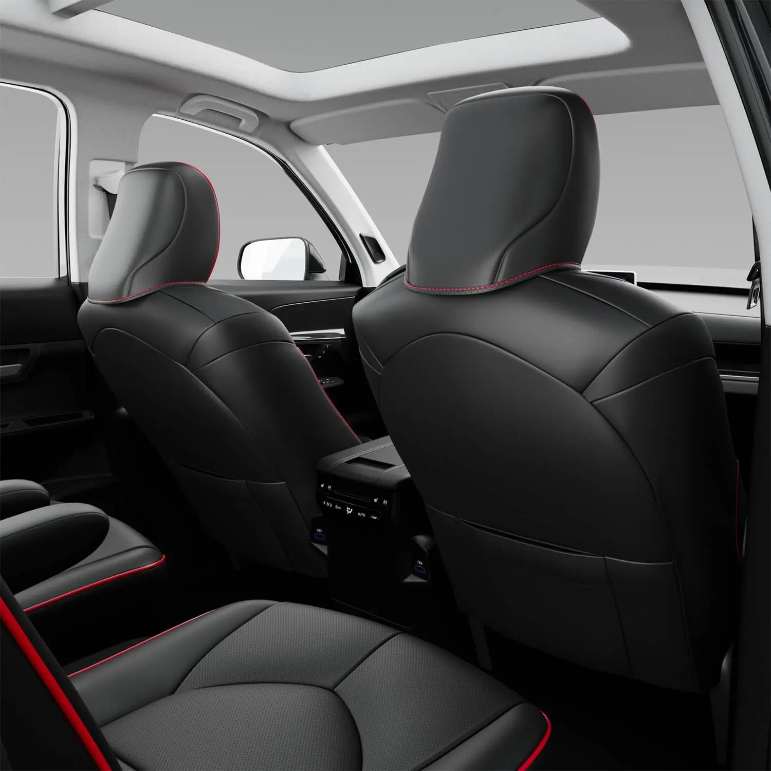 Car Special Seat Covers 7 seats For Toyota Highlander 2024 2025 Grand Highlander Waterproof leather Cushion Car Seat Cover