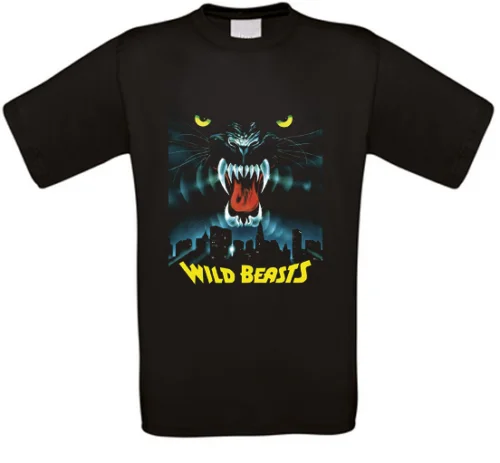 Wild Beasts Belve Feroci Orrore Culto Movie T-Shirt