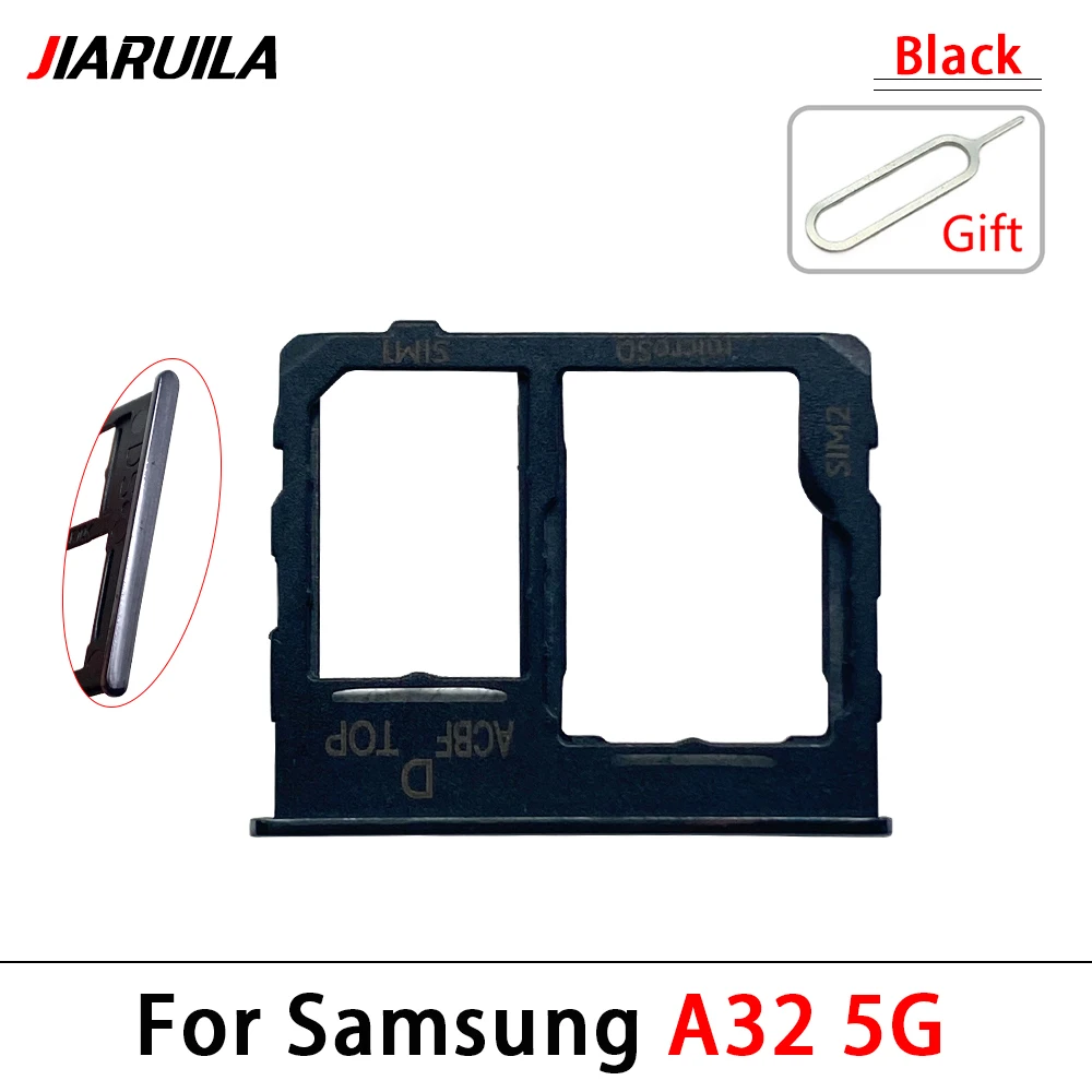 20 Stuks, Voor Samsung A14 4G 5G A145 A146 A32 5G A326 Sim Kaart Sleuf Lade Chip Lade Houder Reparatie Onderdeel + Pin