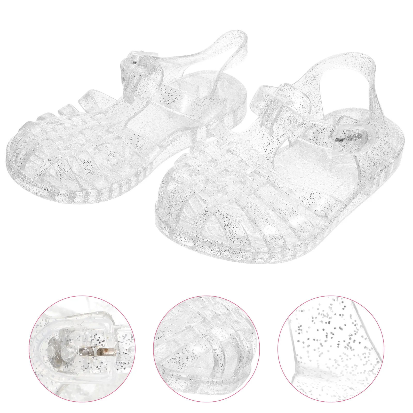 Soft Sole Toe Shoes Child S Toddler Pvc Children Beach Fashion Dance Wedding Party Walk