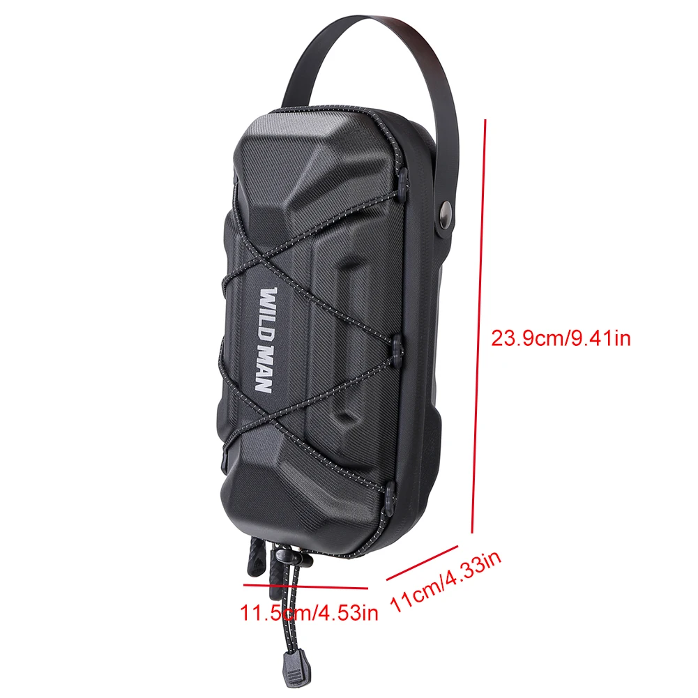 Sac de rangement de grande capacité pour scooter électrique et moto, étanche, portable, coulée, stable, vélo, 2L