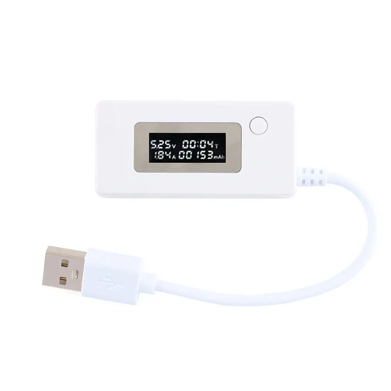 KCX-017 Ammeter LCD display Mini USB Voltage Current capacity Monitor tester meter 4-30V Detector Mobile power tester cable 20cm