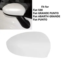 1 unidad de tapa de espejo retrovisor de puerta lateral izquierda/derecha blanca para Fiat 500 500C GRANDE PUNTO 595 ABARTH 695 EVO