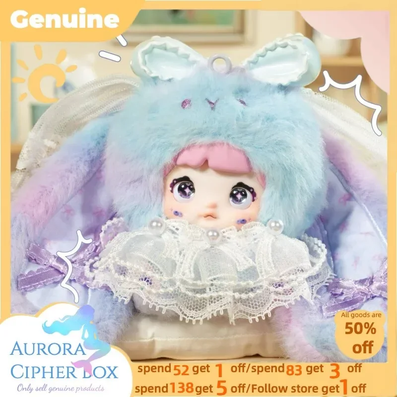 2025 الأصلي Nommi الطفل الحبيب الأرنب سلسلة V8 دمية الفينيل Kawaii العصرية صندوق أعمى الاتجاه لعبة قلادة مجموعة مفاجأة هدية #1