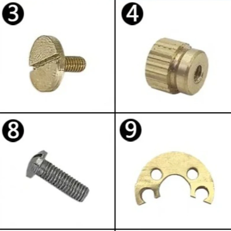 Baritone horn, tuba, sousaphone, rubber parts, screws, threaded rods, gaskets, springs, corks, complete parts guide