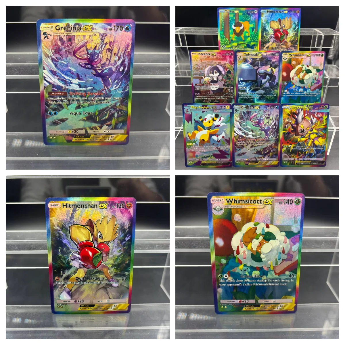 TCG DIY POCKET Collection Cards lndeedee Melmetal Whimsicott Mega Pinsir Self Made Single Card Classic Game Anime Card Gift Toy