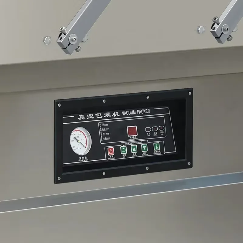 Versatile Commercial Double Chamber Vacuum Machine Industrial Multi-Function Food Film Plastic Motor Tool