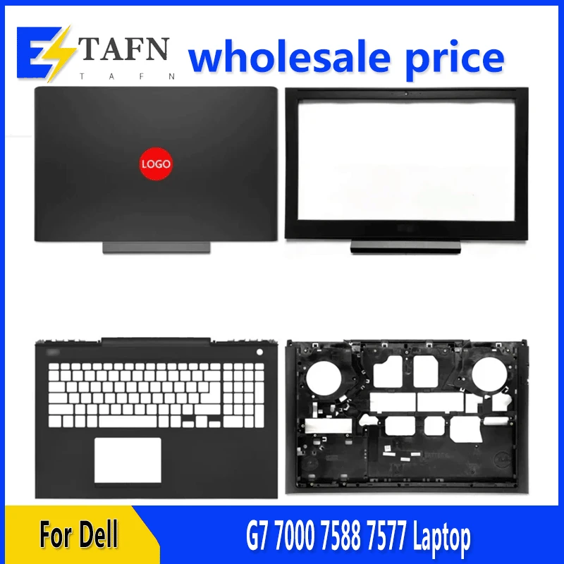 

New Original For Dell G7 7000 7588 7577 Laptop LCD Back Cover Front Bezel Upper Palmrest Bottom Base Case Keyboard Hinges