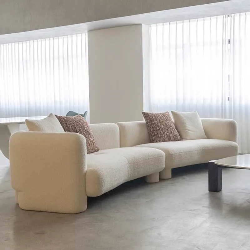 

European Oversized Living Room Sofas Minimalist Memory Foam Living Room Sofas Curved Modern Divano Moderno Furniture Home