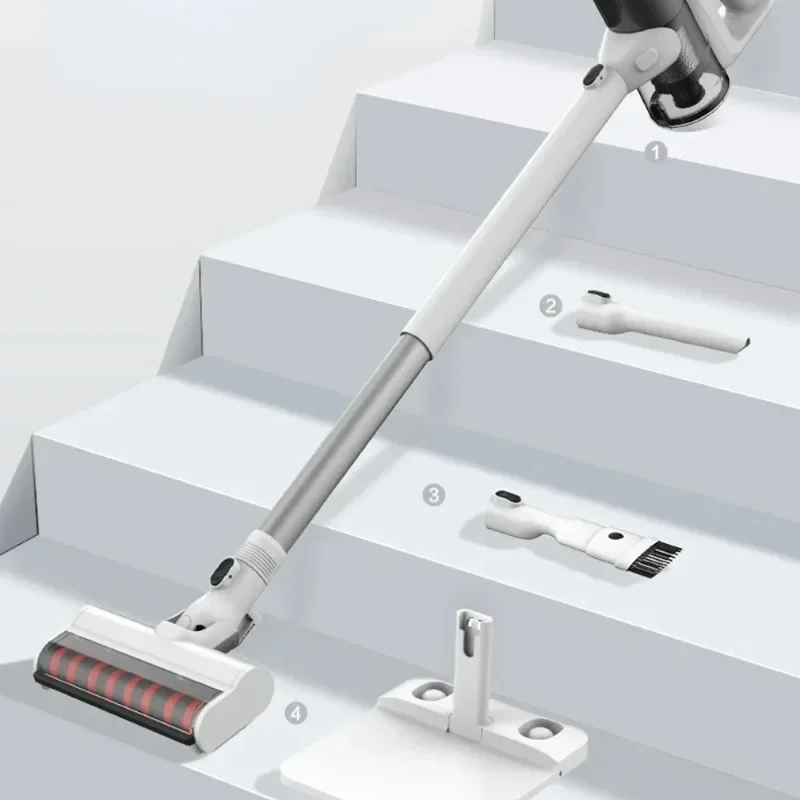 مكنسة كهربائية محمولة لاسلكية من TINECO أصلية لإزالة الغبار بقوة شفط عالية وخفيفة الوزن للمنزل