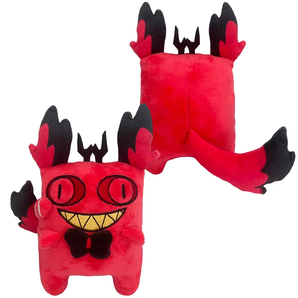 Alastor de peluche de dibujos animados para niños y adultos, juego de rol de Anime suave, fiesta de carnaval, Halloween, mascota, regalo de cumpleaños y Navidad, 20CM