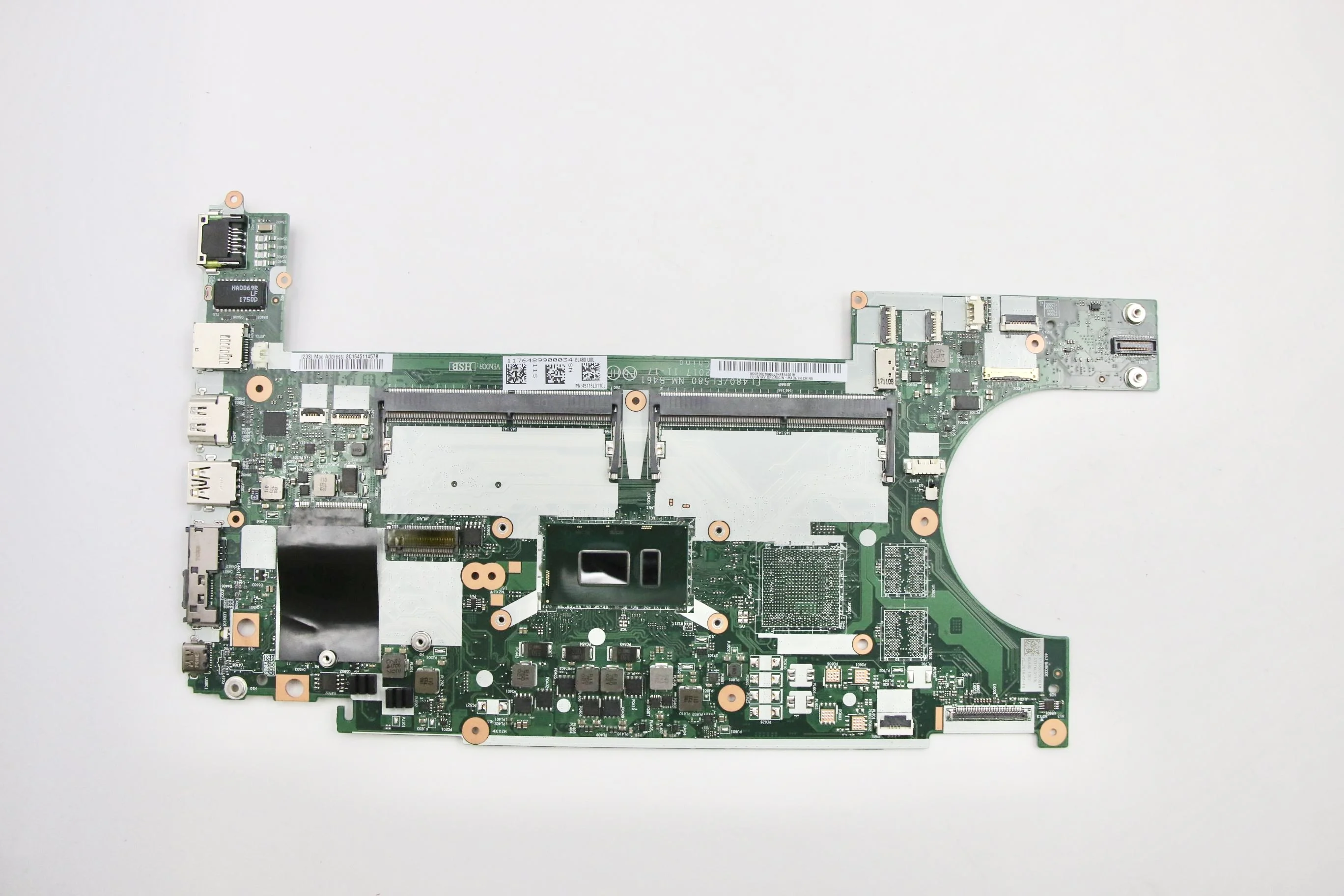 Imagem -02 - Laptop Motherboard para Thinkpad Nm-b461 100 Totalmente Testado Mainboard para Thinkpad L580 L480 Cpu i3 i5 i7 7th 8th