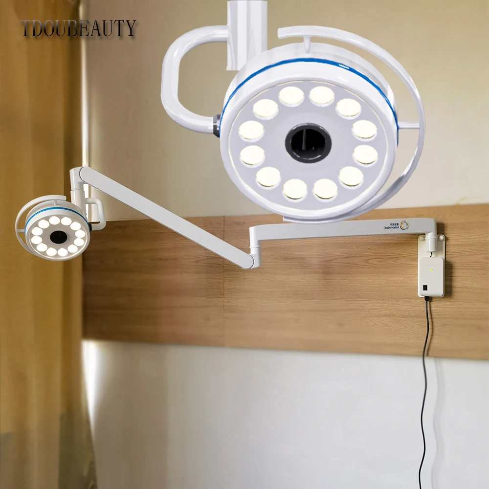 

36 Вт настенная хирургическая бестеневая лампа, новый стиль, эффективная рука для стоматологической и хирургии домашних животных, модель LD-Z200-12B1