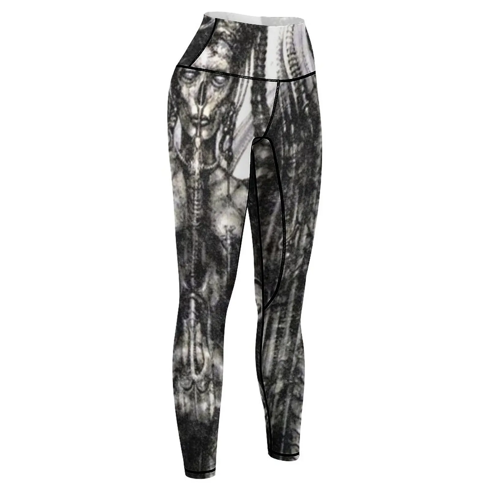 HR Giger Lilith Steampunk Leggings Tight fitting woman gym's sportswear gym wear Womens Leggings