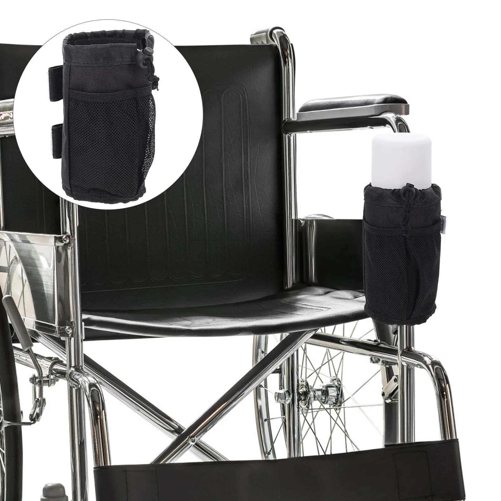 

Держатель для чашки для детской коляски, прочная бутылочка, ganizer, совместимый велосипед, инвалидная коляска, скутер, чехол для воды, сумка для хранения, аксессуары для обогревателя