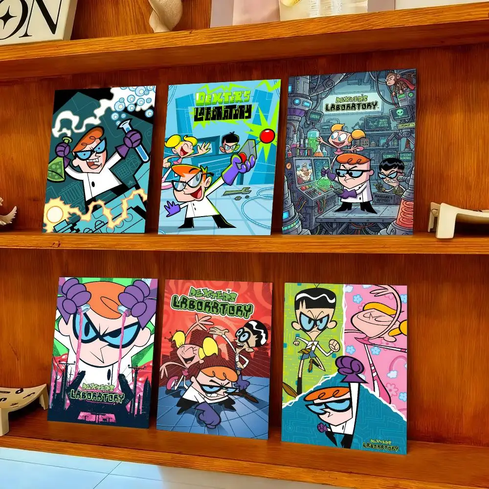 D-Dexters Laboratory Poster HD Art Sticky Wall Waterproof Home Bedroom Bar Aesthetic Decoration Perfect Room Decor