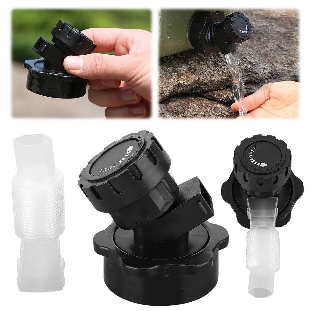 Portable Faucet Replacement Knob Type Tap Extendable Tube Water Container Faucet Camping Water Jug Tap Water Bucket Accessories