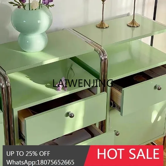 bedside table shelf file cabinet simple office cabinet large capacity Nordic simple side cabinet