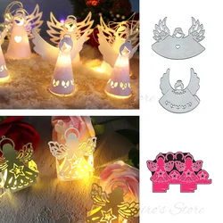 Christmas Angel metal cutting dies Background plate For Scrapbooking Embossing Decorative Crafts DIY Paper Cards New