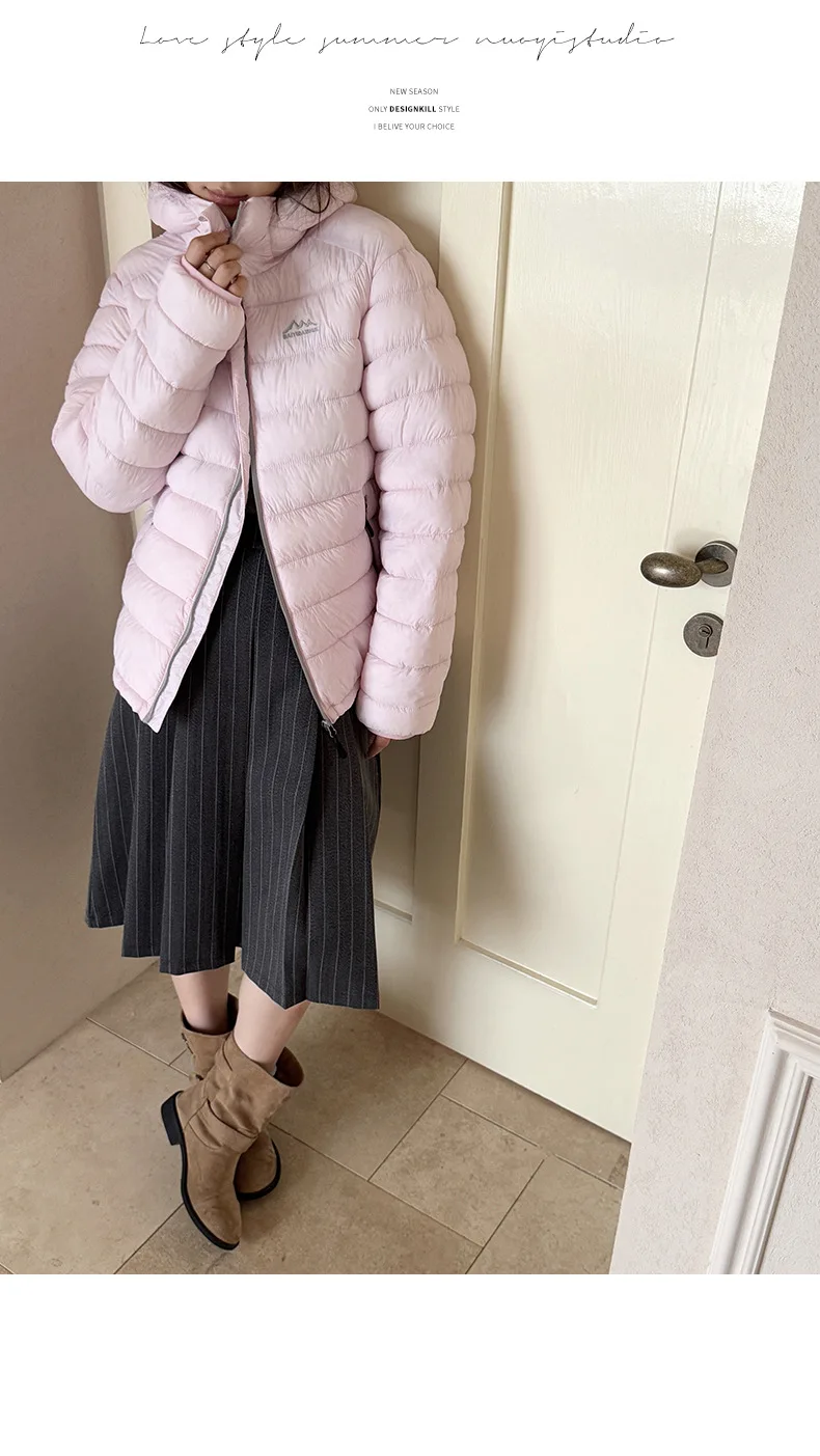 Solid Lightweight Hooded Padded Jacket Women Autumn Winter Casual Outdoor Soft Puffer Jacket Woman All Match Korean Warm Parkas