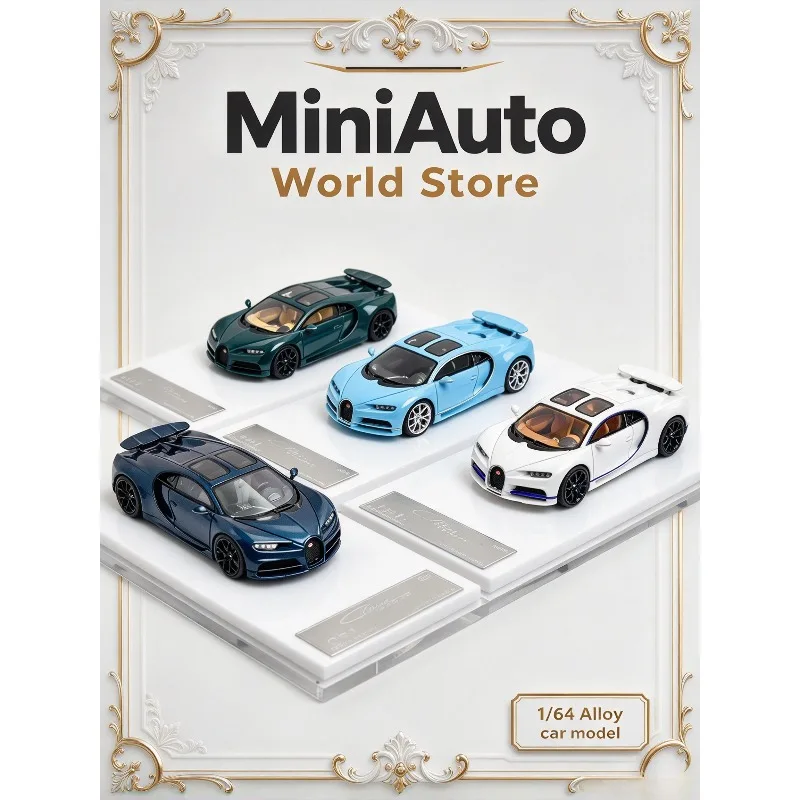 ART CRL 1:64 Resin Bugatti Chiron Simulation Car Model Collection Premium Decorative Piece
