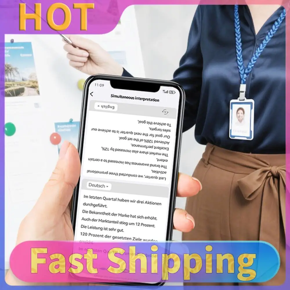 

Портативный AI-диктофон с поддержкой 256 языков, устройство для ведения заметок с функцией синтеза и создания интеллект-карт для встреч, лекций, интервью