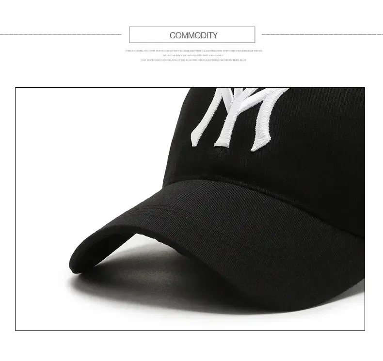 Unique Embroidered Fashion Letter Baseball Cap with Adjustable Sun Visor for Men and Women Outdoors