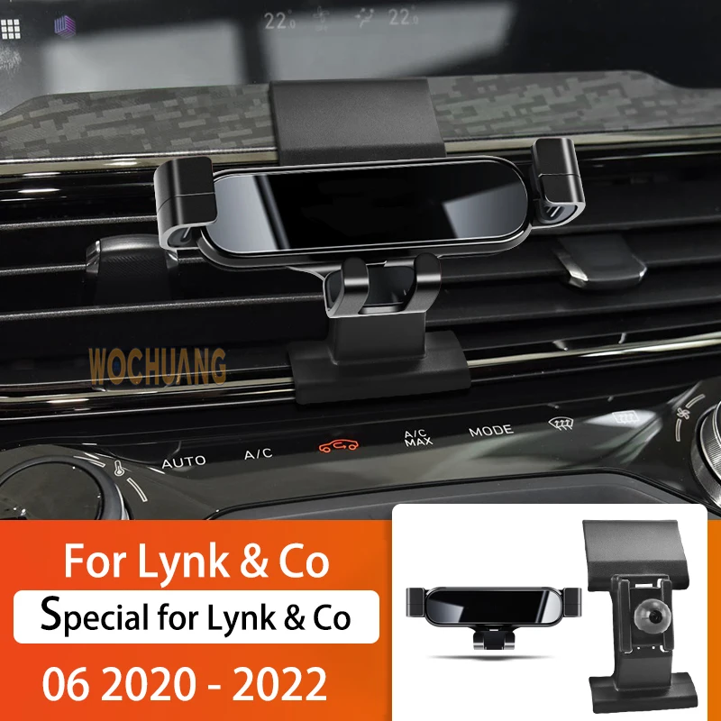 

Car Mobile Phone Holder For Lynk & Co 06 2020-2022 360 Degree Rotating GPS Special Mount Support Navigation Bracket Accessories