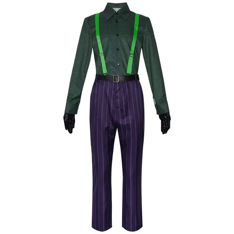 مورتال كومبات 11 مهرج مهرج قميص سترة السراويل العليا البدلة تأثيري حلي هالوين حفلة تنكرية كرنفال الزي للرجال kn.7