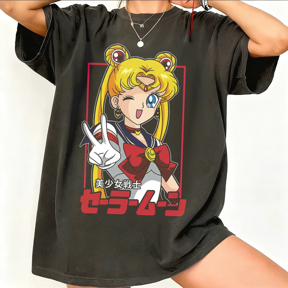 Maglietta con Grafica Anime Sa - Women'S Shoes In The 90S recensione e prezzo