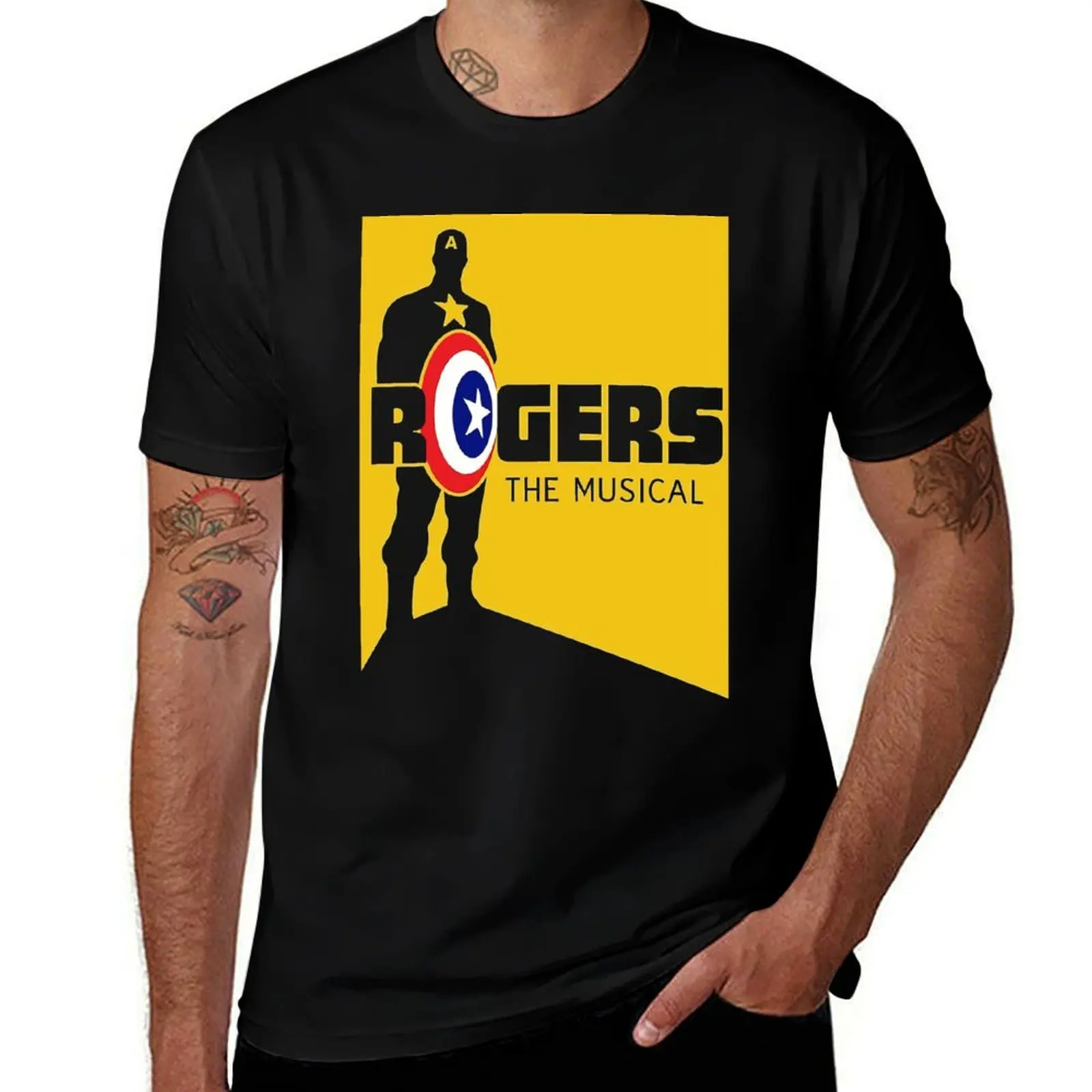 

rogers the musical T-Shirt anime tshirt mens graphic t shirts t shirts for man pack white T-Shirt