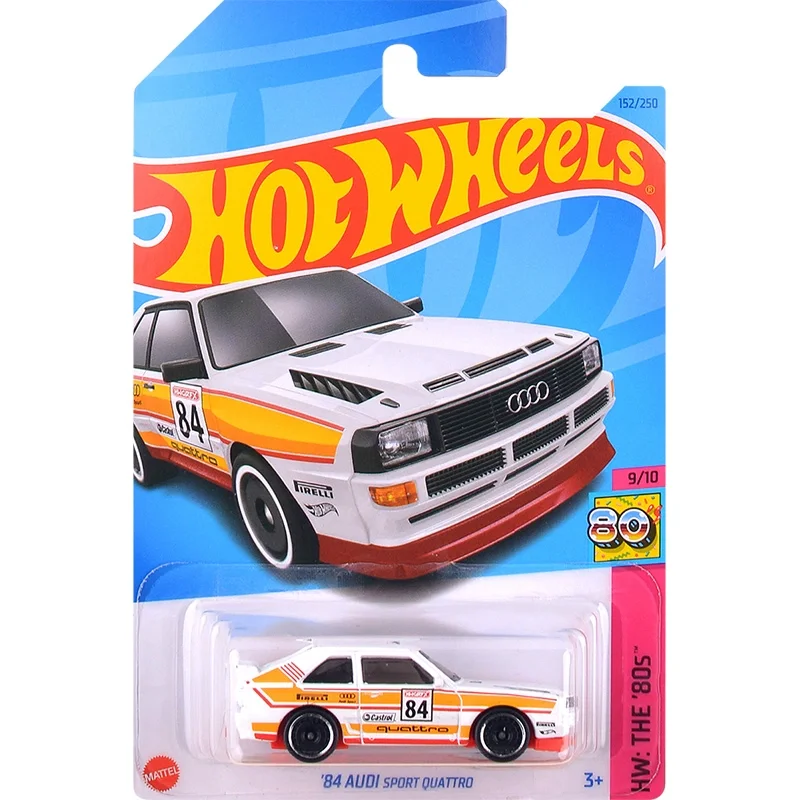 الأصلي الساخن عجلات سيارة 84 أودي سبورت كواترو لعب الأولاد 1/64 دييكاست المركبات سبيكة نموذج جمع هدية عيد ميلاد 2025P/C4982C #3