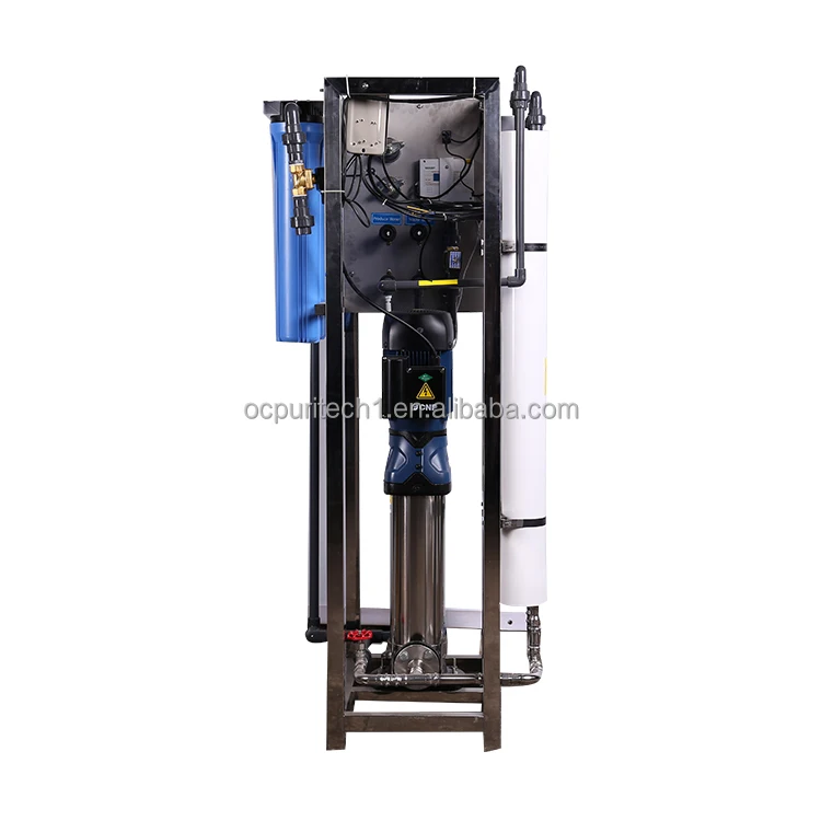 Equipo comercial para agua potable, maquinaria de tratamiento de agua, purificación del sistema RO, 250LPH