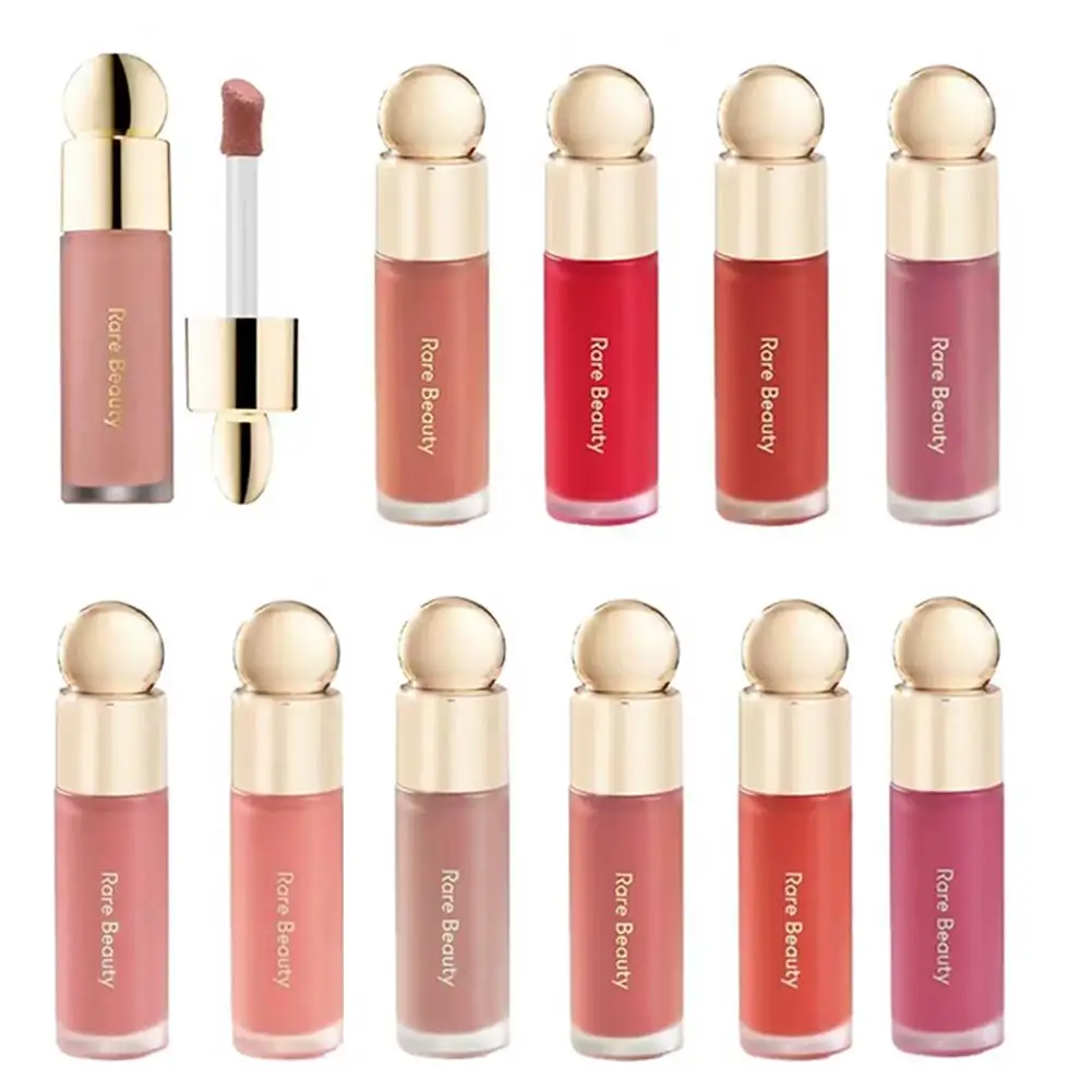 新しいブロンズブラッシャー防水リキッドブラッシュリップスティックアイズルミナイザーハイライトチークフェイスコントゥアシャドウリップグロスプランプメイクアップ