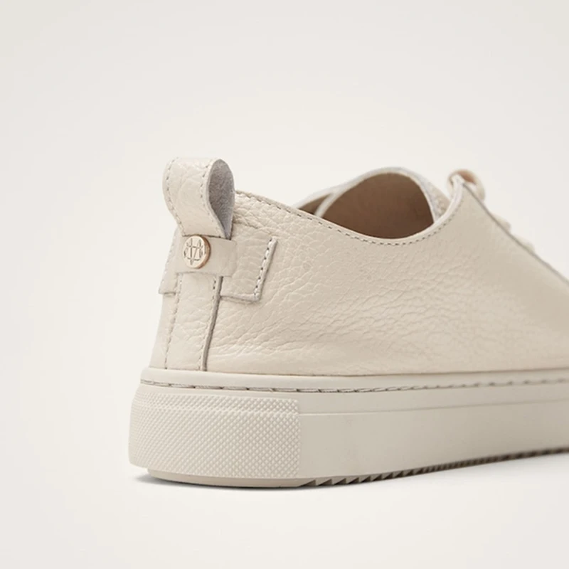 LINJER STRICKLIN 2024 NEW Summer Little White Genuine Leather Sports Versatile Single Shoes Flat Bottom Casual Board Shoes