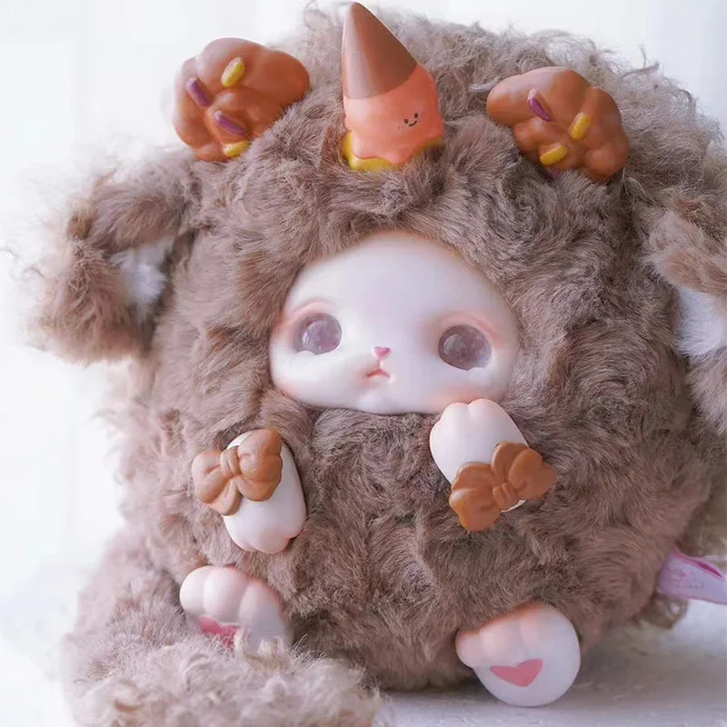 

Loloan Dessert Series Blind Box Toys Plush Dolls Keychains Backpack Pendants Table Decorations Genuine Trendy Festival Gifts