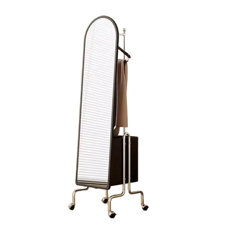 coat rack, integrated mirror, girls' bedroom, rotating hanger, full-length mirror, floor mirror, household