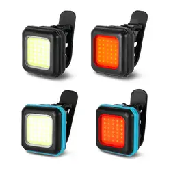 Mini Bicycle Light Waterproof Super Brighteness LED Night Mountain Tail Flashlight Cycling Warning Lights Bike Accessories K5L1