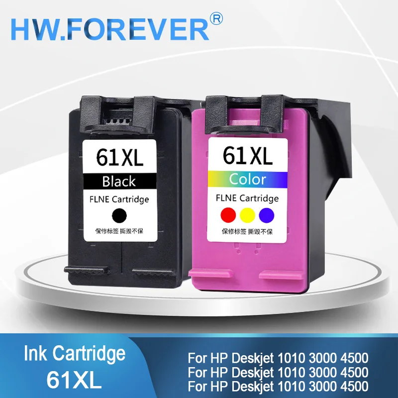 61 61XL Compatible Ink Cartridge Remanufactured For HP Envy 4500 4502 5530 Deskjet 1050 2050 3050 3054 3000 1000 Printer Inks